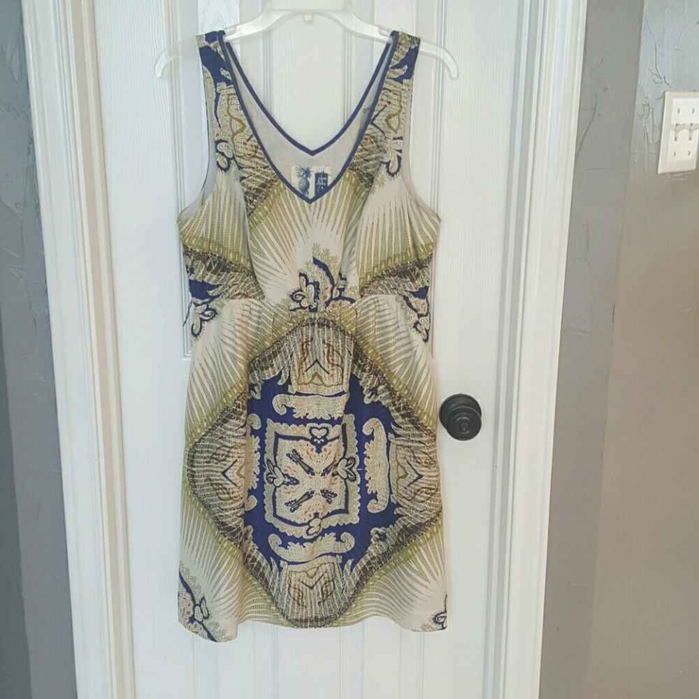 Edme & Esyllte Silk Hankerchief Dress